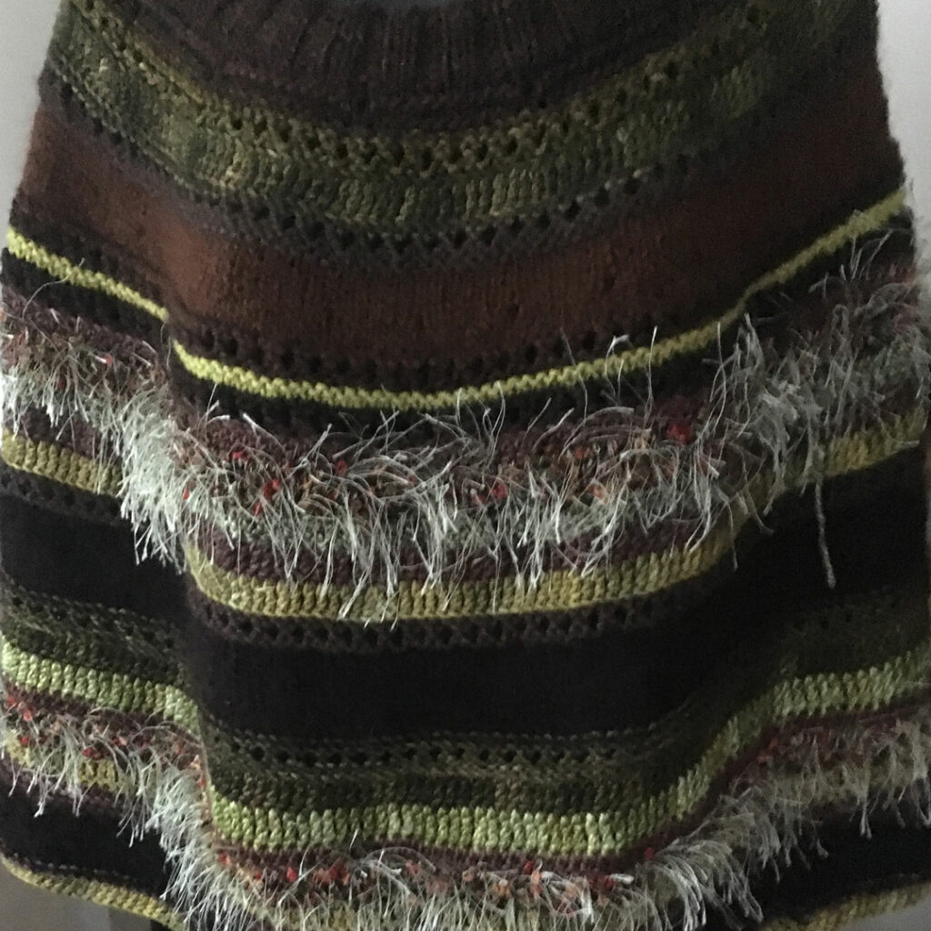 Donna Oakford /multi fibre /free form /2020 /colours of Western Tasmanian rainforest