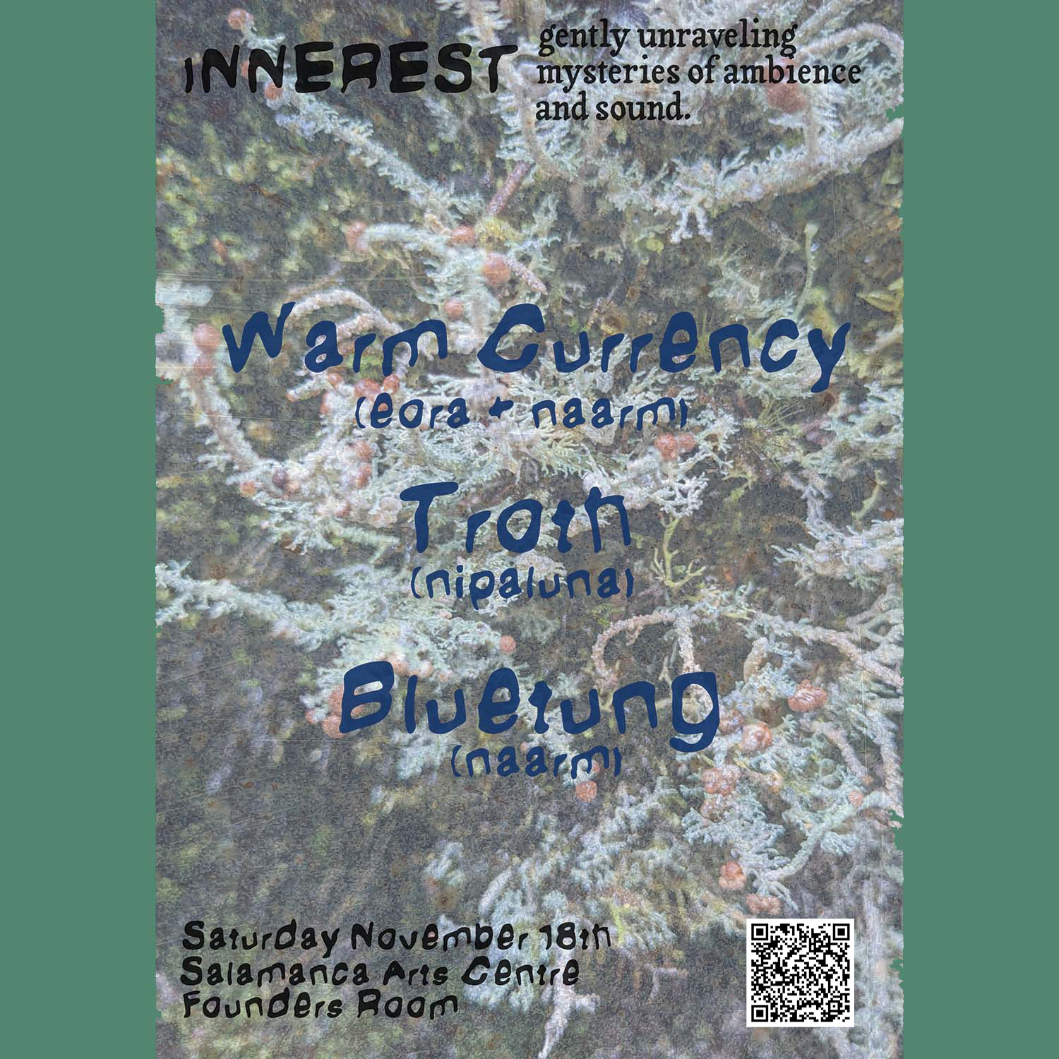 Cooper Bowman / mixed media flyer