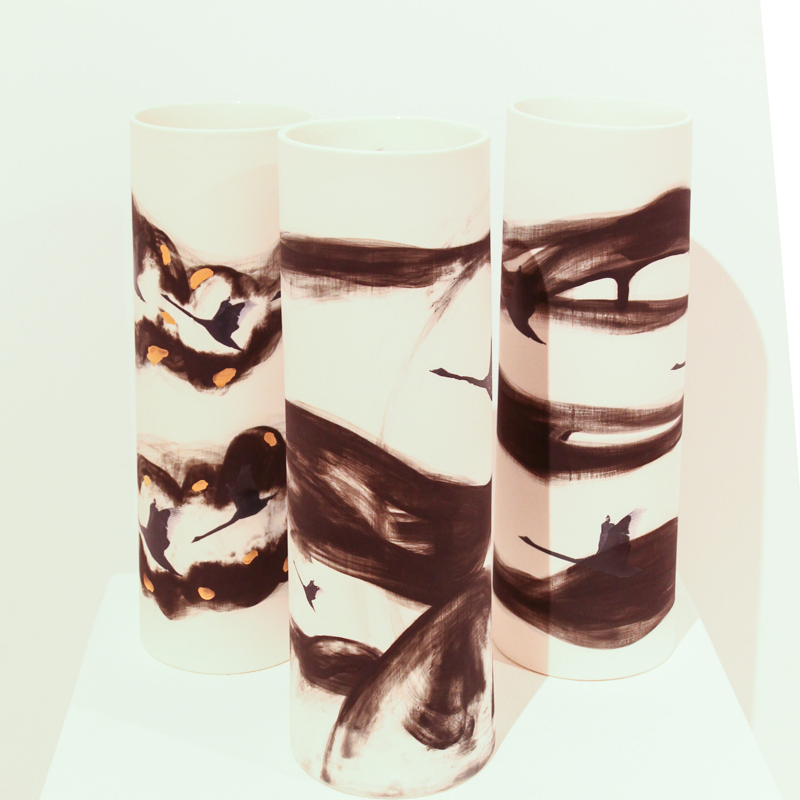 Lisa Wise, Seascape 1,2 & 3, 2024, Porcelain