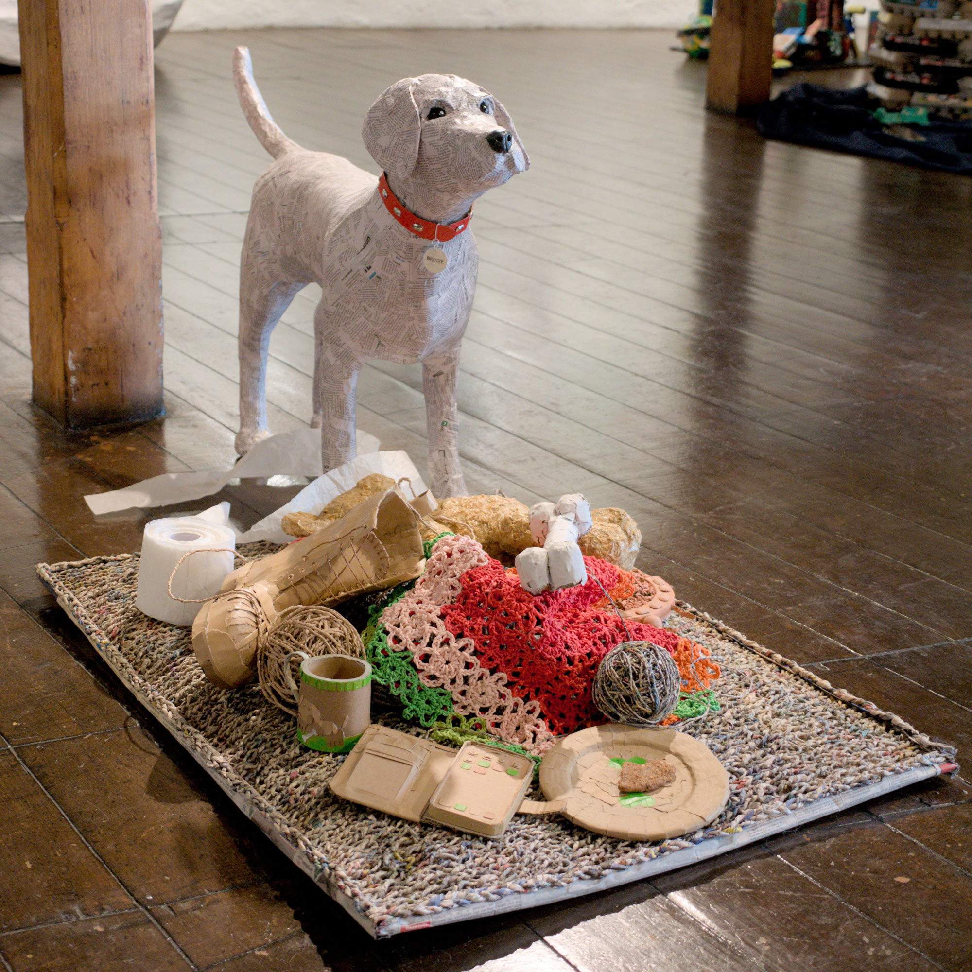 Lorenz Cherry/. Treasure Hunter (2024).Paper. Photograph by Matt Parry