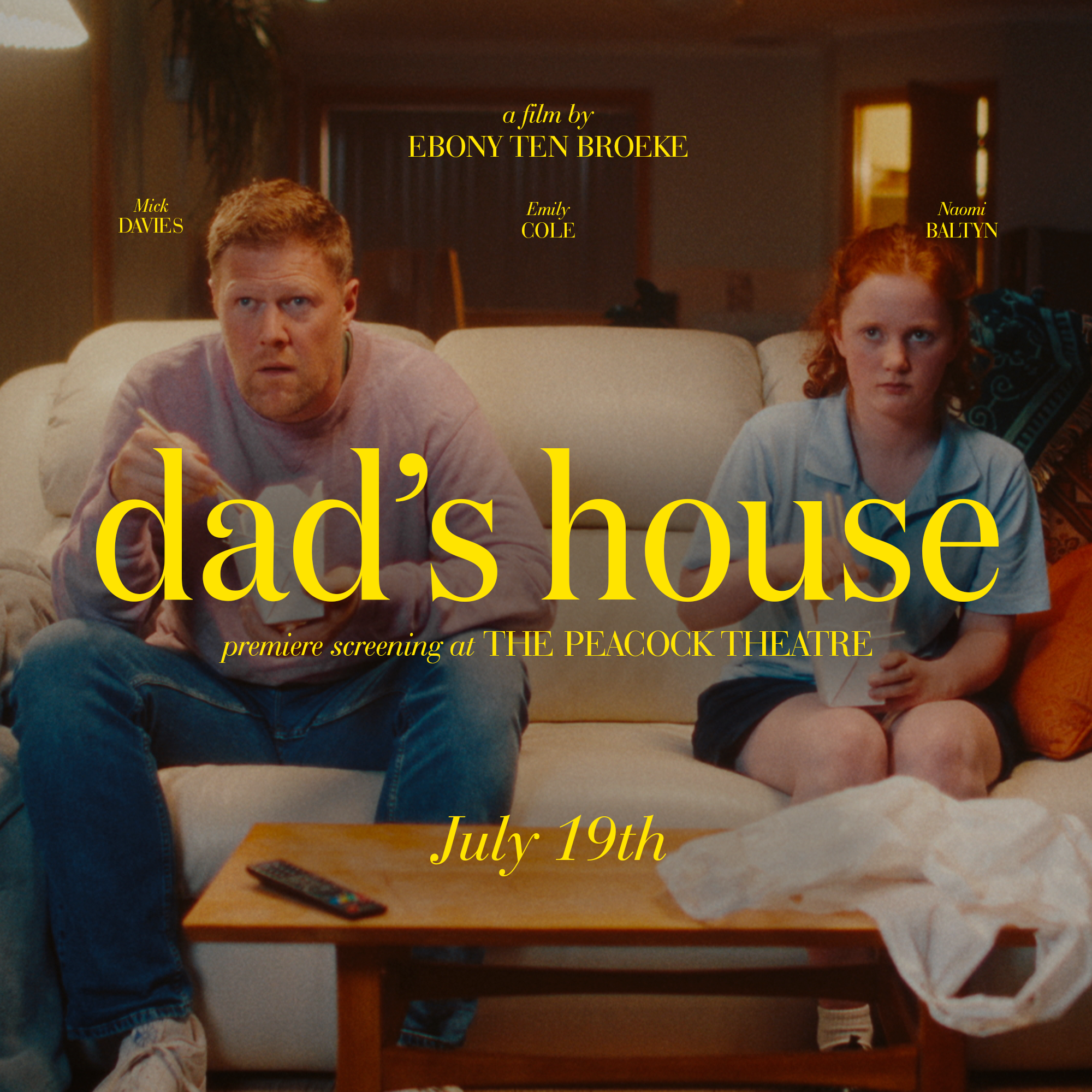 Ebony ten Broeke. Dad's House (2025). Short Film (Cinematographer: Marcus Turnbull)