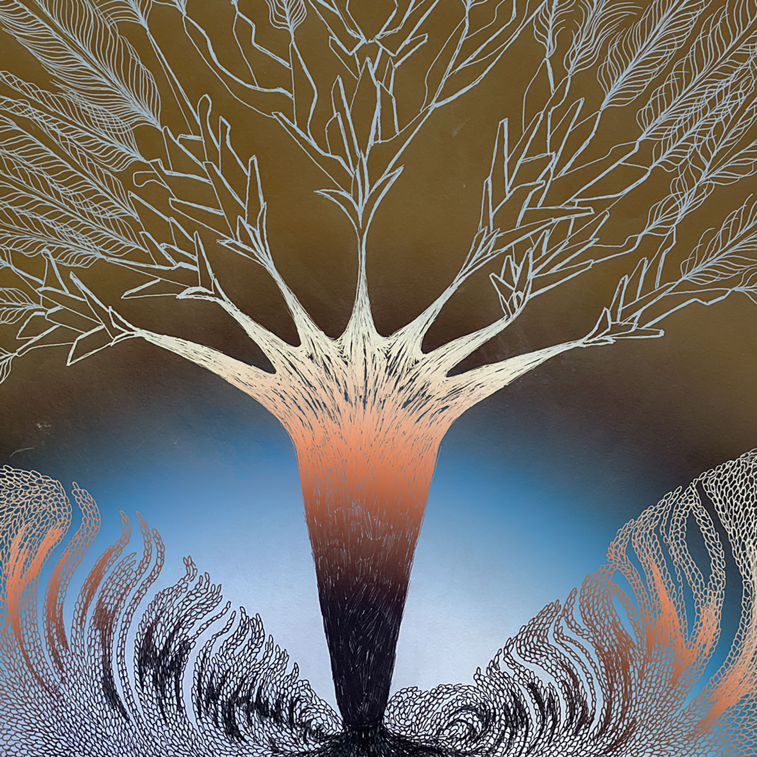 Michael Vivarelli. Inner Bloom (detail). Pen, Digital Print. 42cm x 60cm 